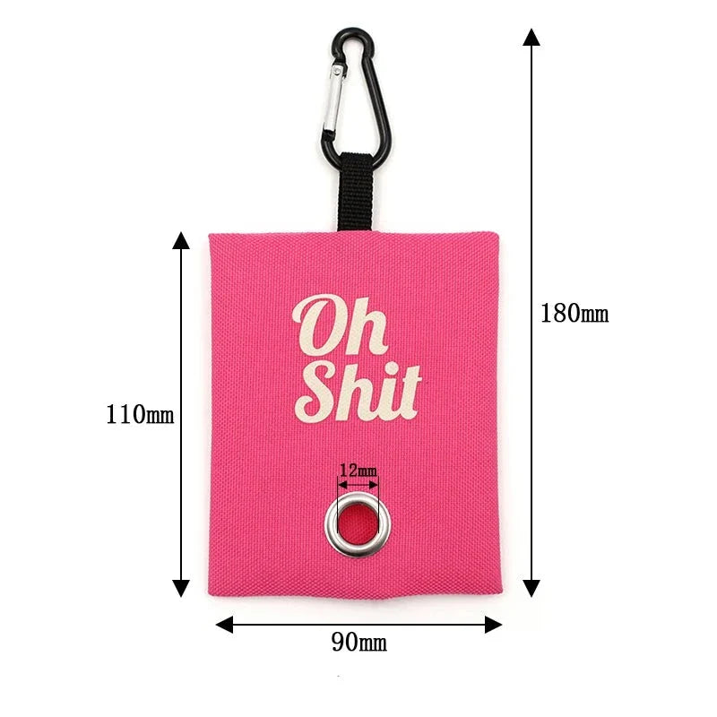 "Oh Shit" Waste Bags Poop Bag Dispenser
