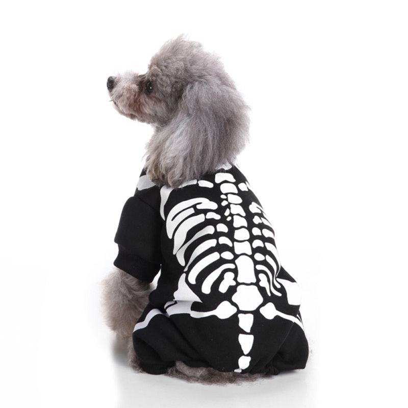 Halloween Skeleton Dog Costume