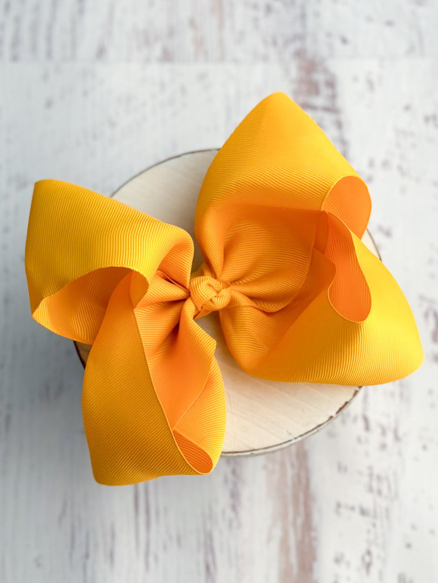 Texas Size Big Hair Bows - French Clip - 6.5" - 36 colors