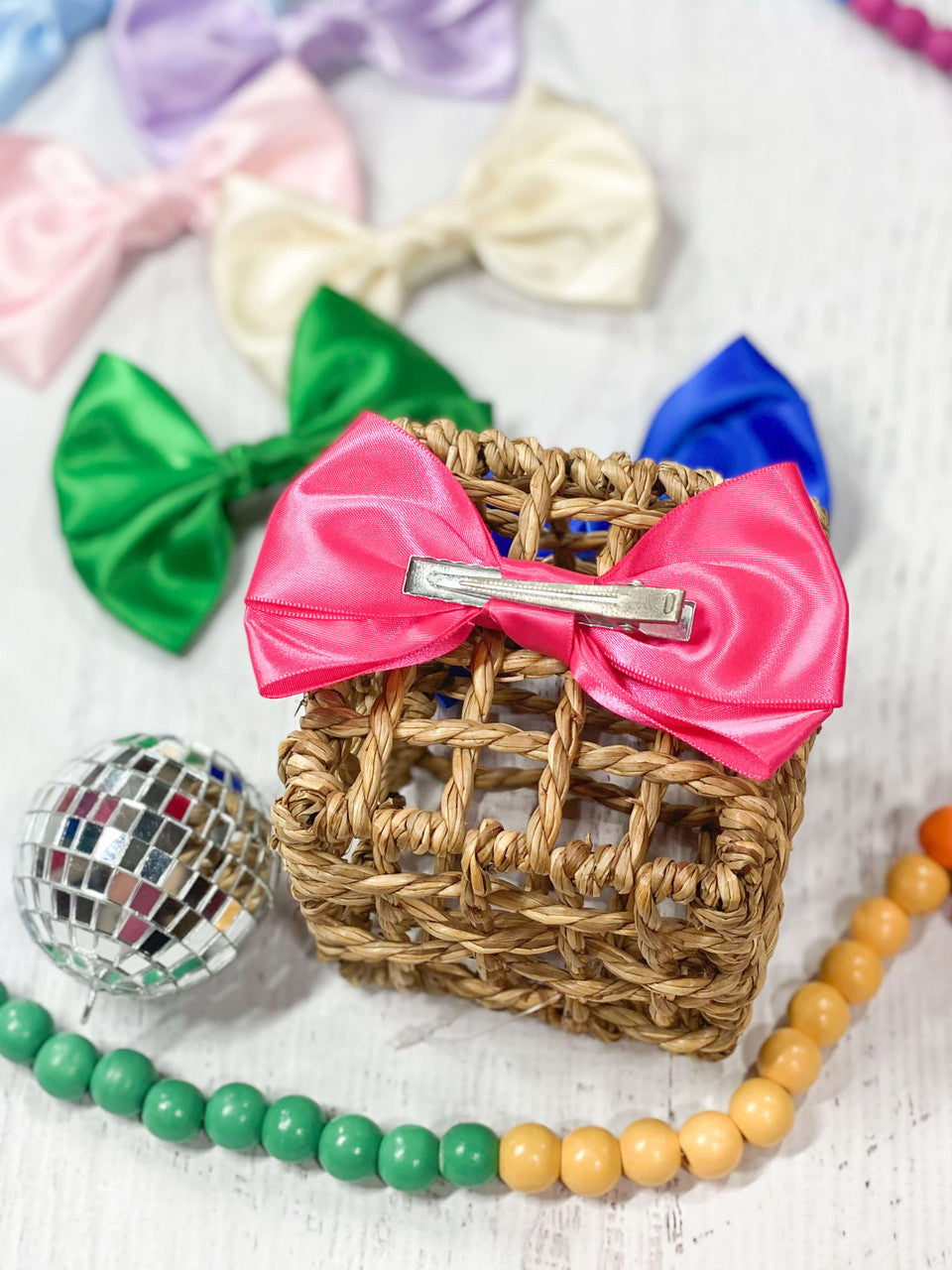 Satin Hair Bow