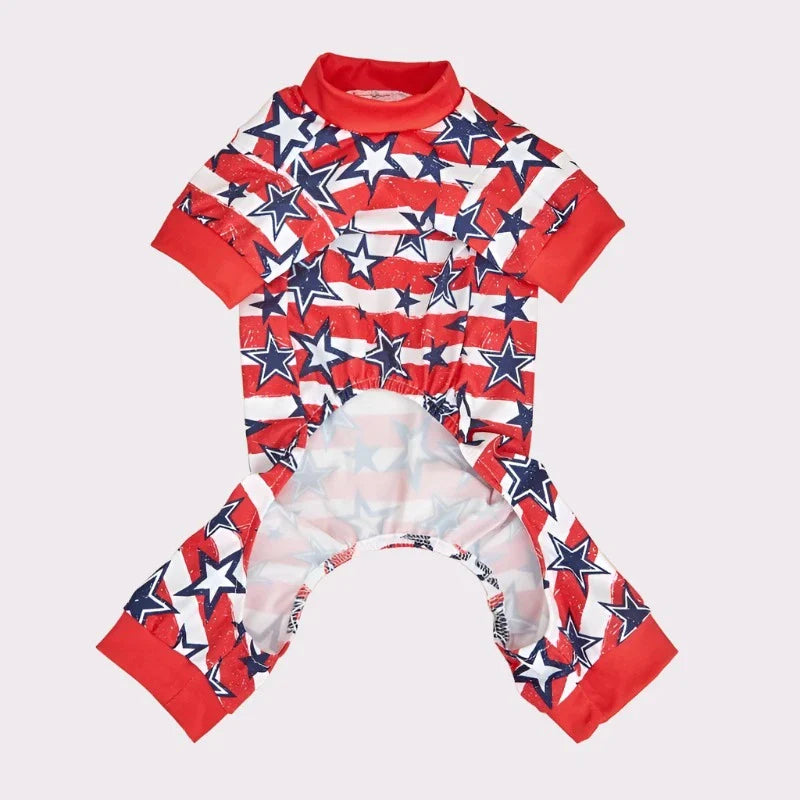 Americana Stars & Stripes Dog PJs