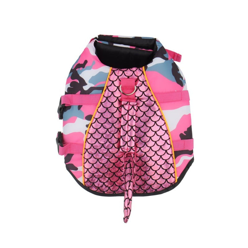 Camo Shark Dog Life Jacket
