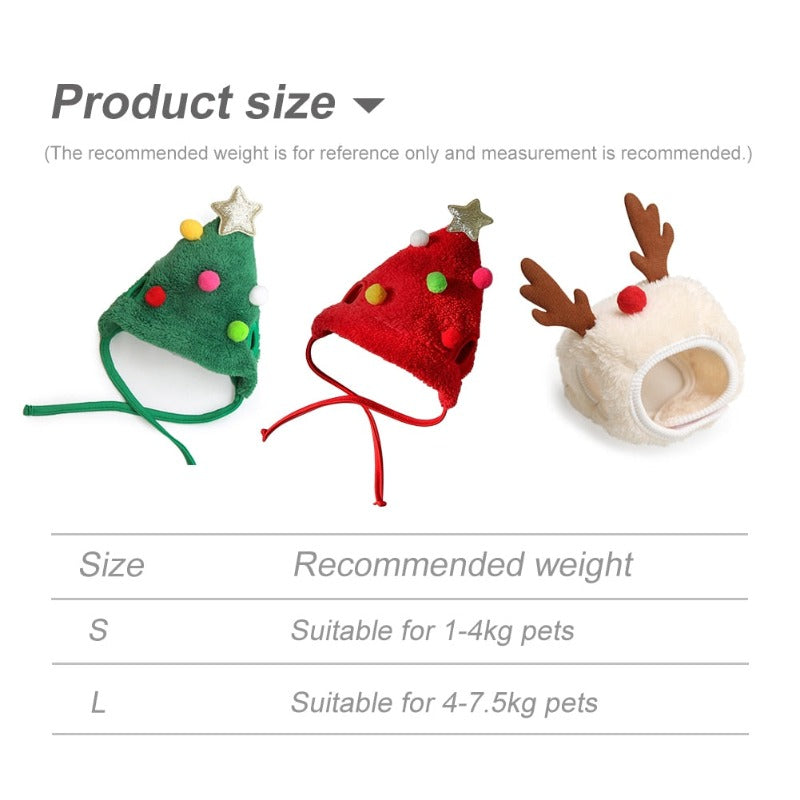 Christmas Dog Hats and Bibs