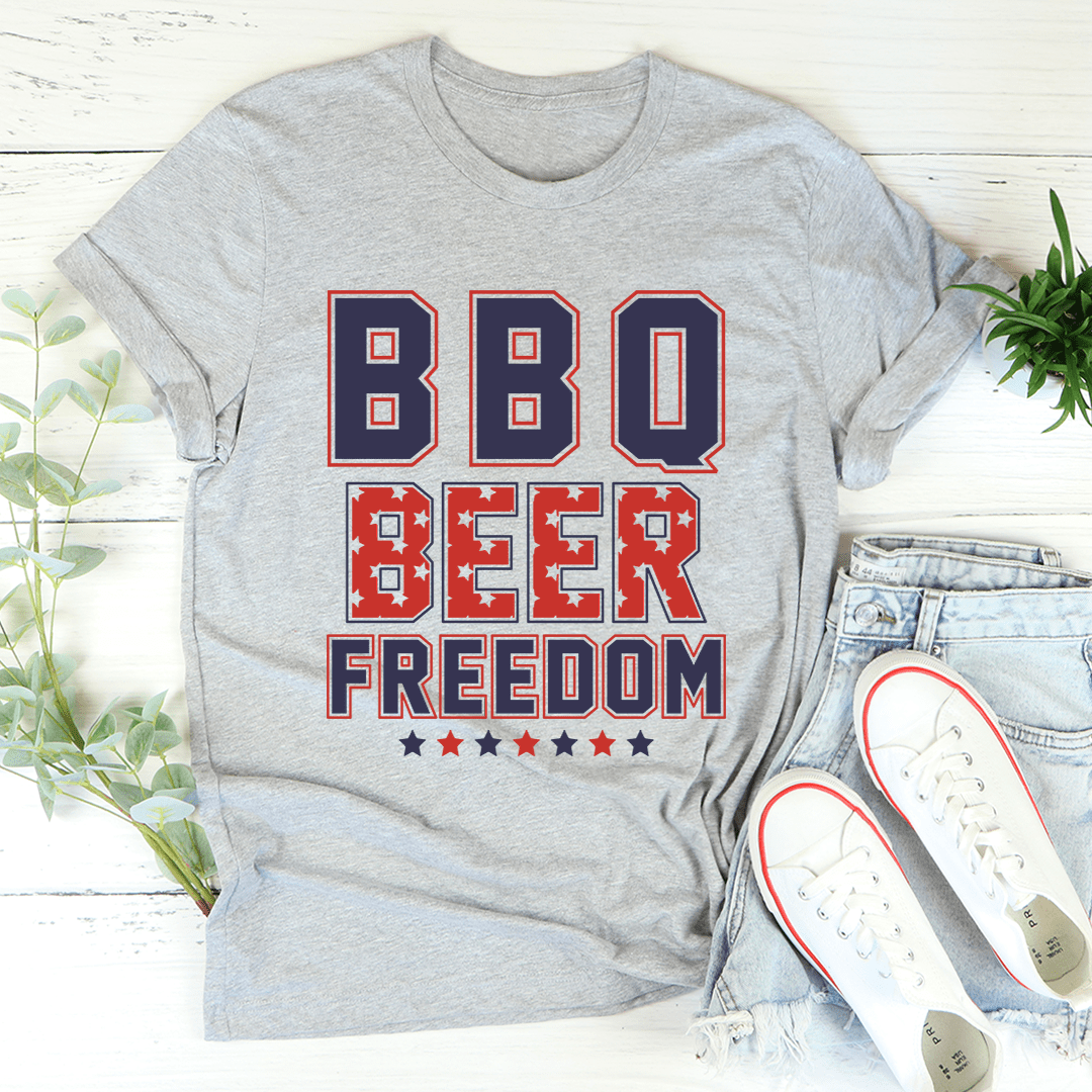 BBQ Beer Freedom Tee