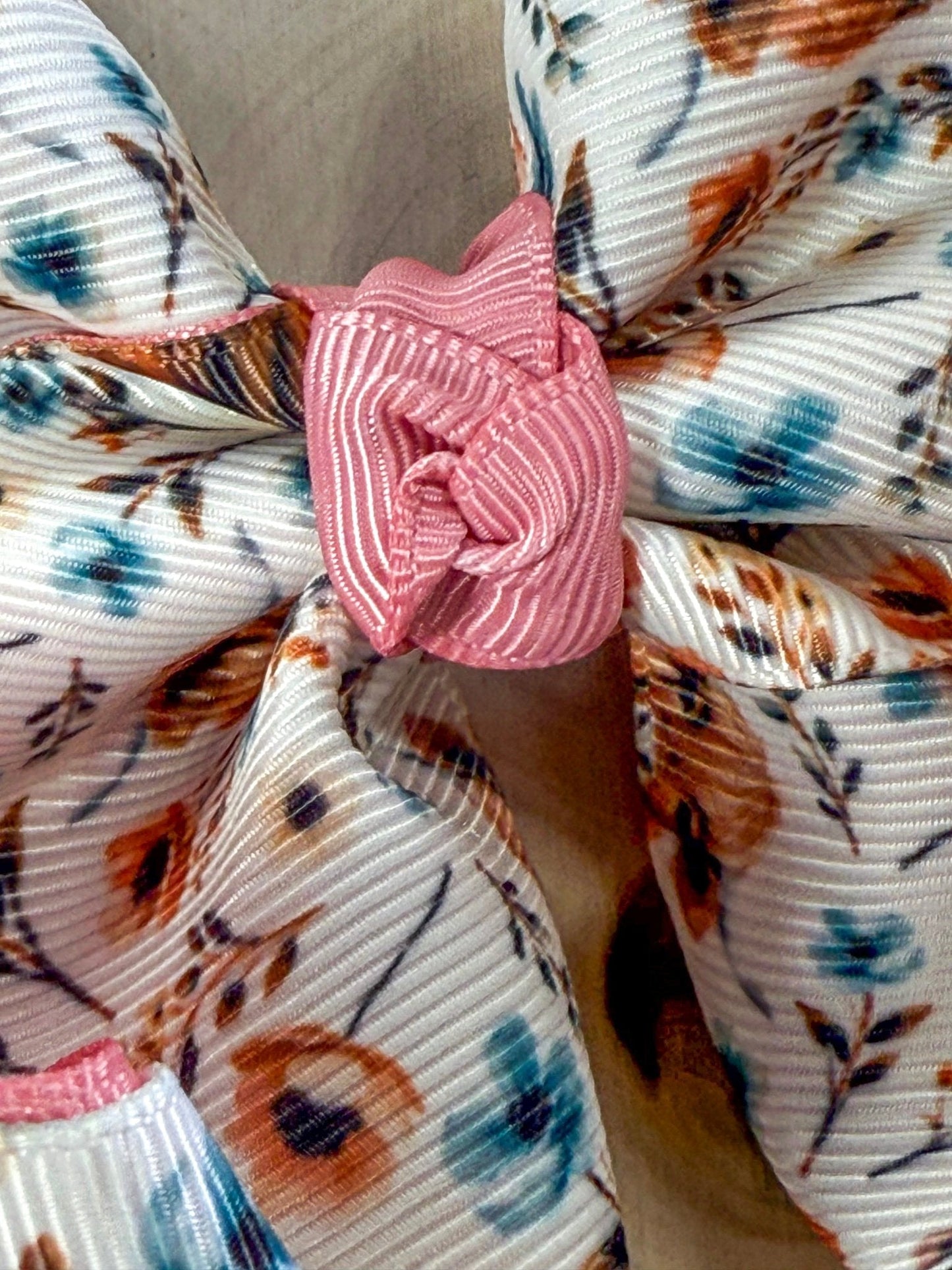 Highland Bloom Double Layer Hair Bow