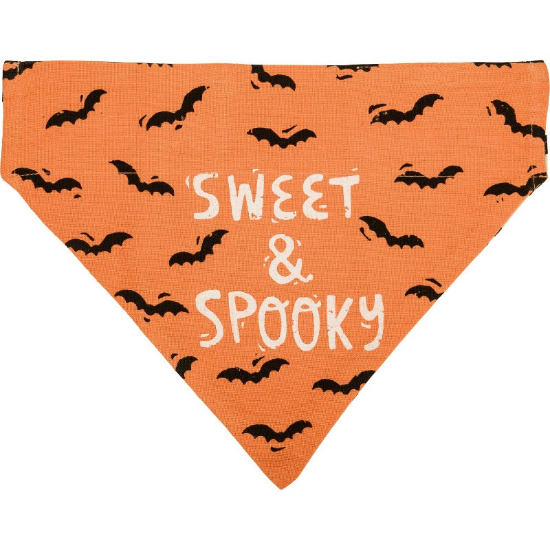 Halloween Reversible Collar Bandana "Sweet & Spooky" / "My Mummy Loves Me"