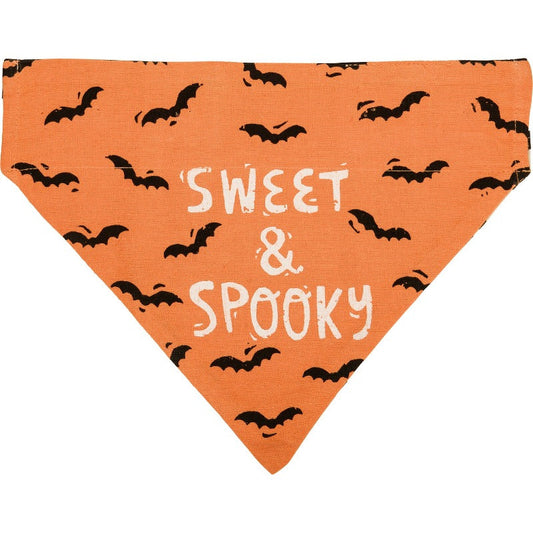 Halloween Reversible Collar Bandana "Sweet & Spooky" / "My Mummy Loves Me"