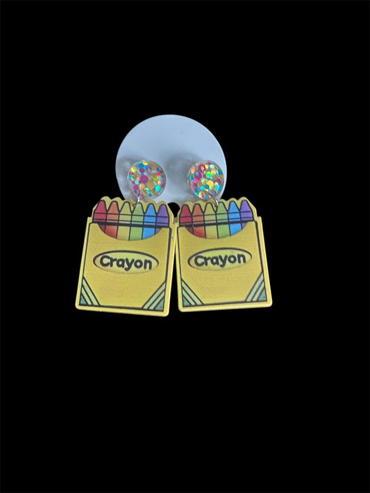 Crayon Earrings