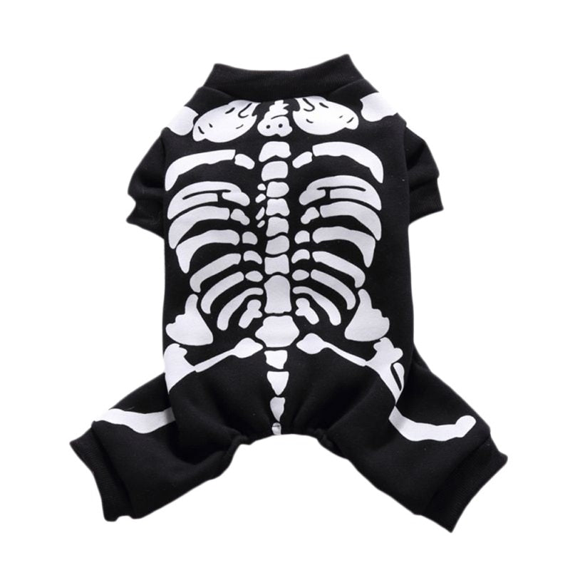 Halloween Skeleton Dog Costume