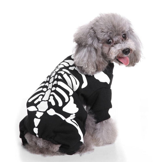 Halloween Skeleton Dog Costume