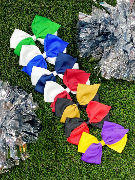 School Spirit Oversized Hair Bows