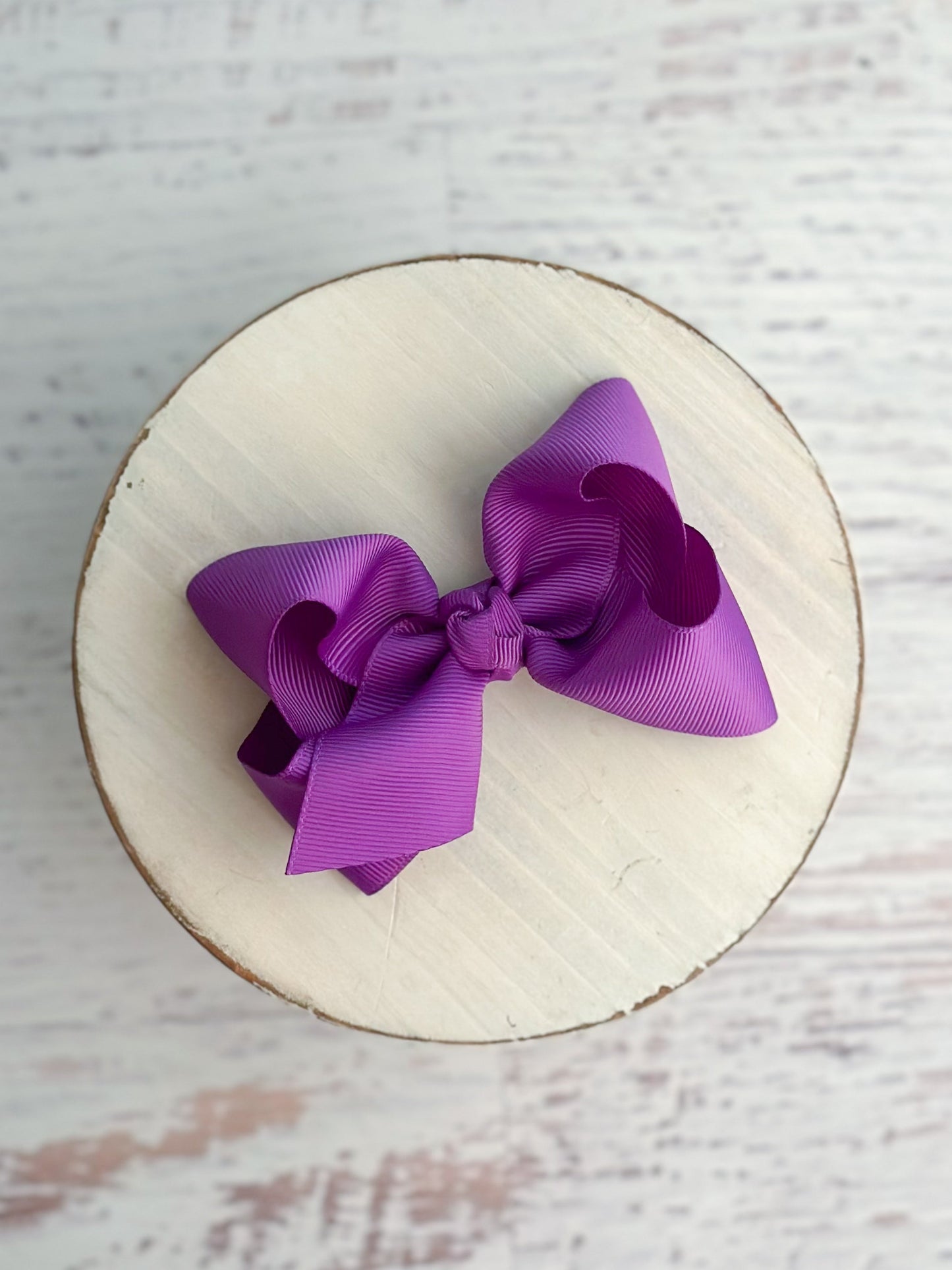 Essential Grosgrain Hair Bow - Alligator Clip - 4"