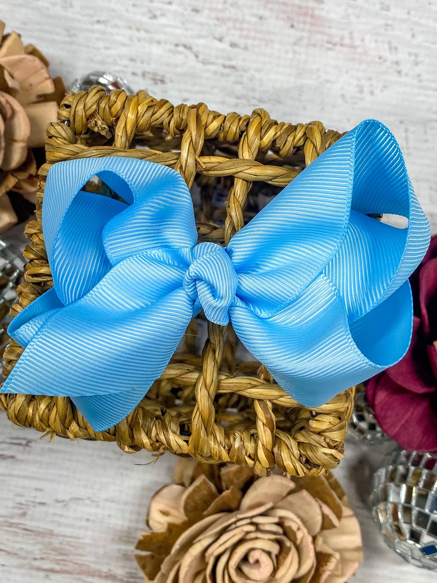 Essential Grosgrain Hair Bow - Alligator Clip - 4"