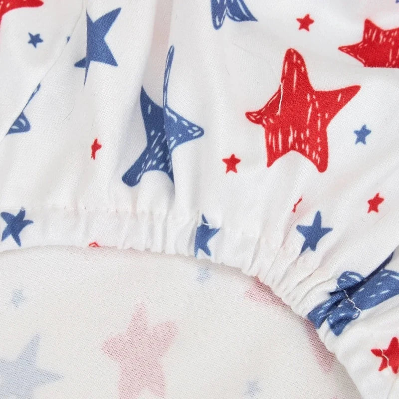 Patriotic Stars & Stripes Dog PJs